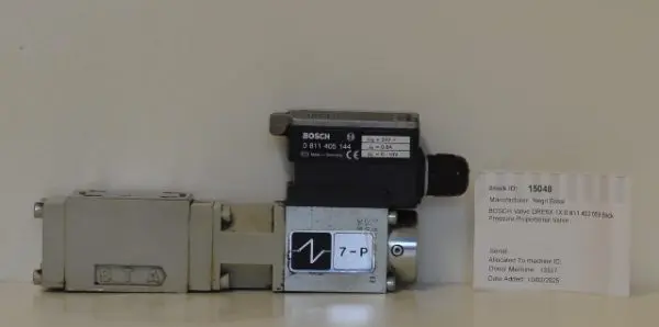 Negri Bossi Bosch Back Pressure Proportional Valve