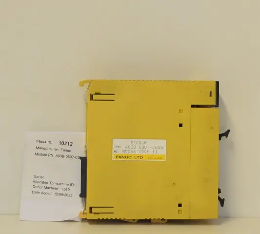 FANUC Roboshot 100C Module PN: A03B-0807-C055