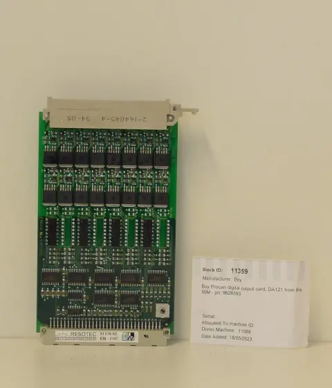 BOY Procan Digital Output Card from BOY 50M