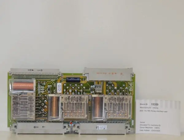 Arburg B06 116.765 Relay Interface Card