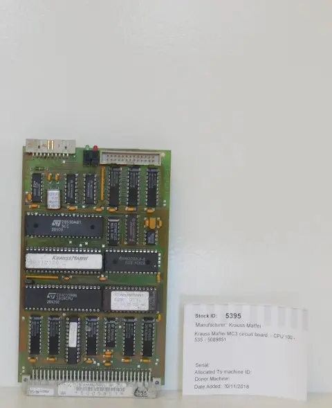 Krauss Maffei MC3 Circuit Board - CPU100 - 544 - 5089851