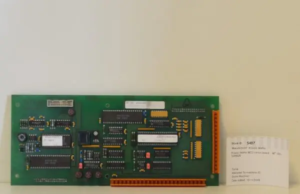 Krauss Maffei MC3 Circuit Board - MT 100 - 5089020