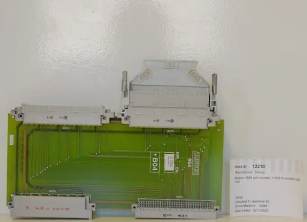 Arburg Selogica Module +B04 Arb 654 Input Card
