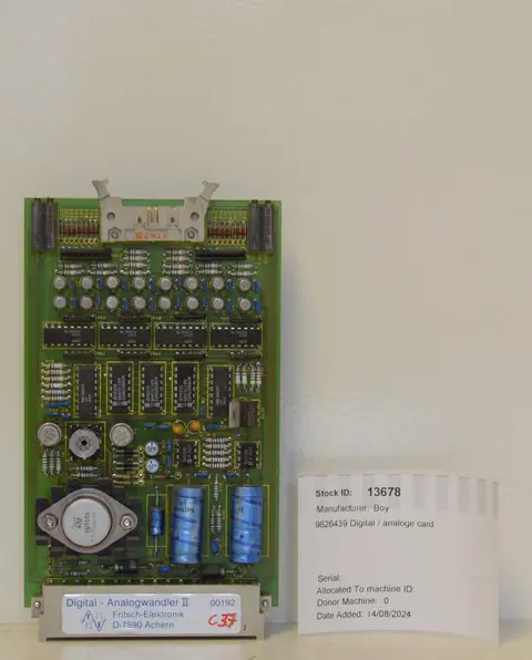 BOY 9626439 Digital / analoge card