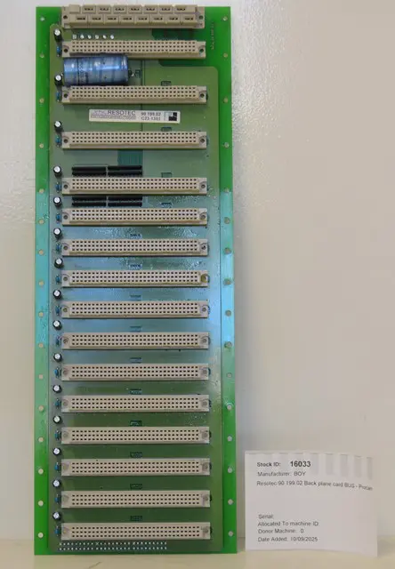 Resotec 90 199.02 Back plane card BUS - Procan
