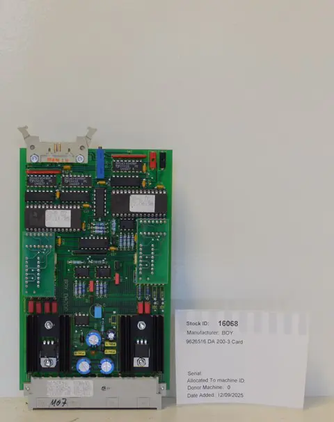 BOY 9626516 DA 200-3 Card