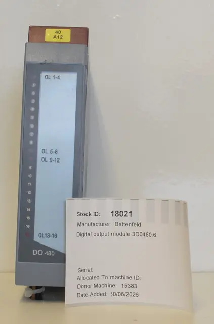 Wittmann Battenfeld Digital output module 3D0480.6