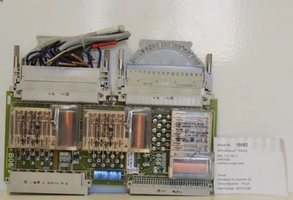 Arburg B06 116.765 A   ARB 658  Interface relay card