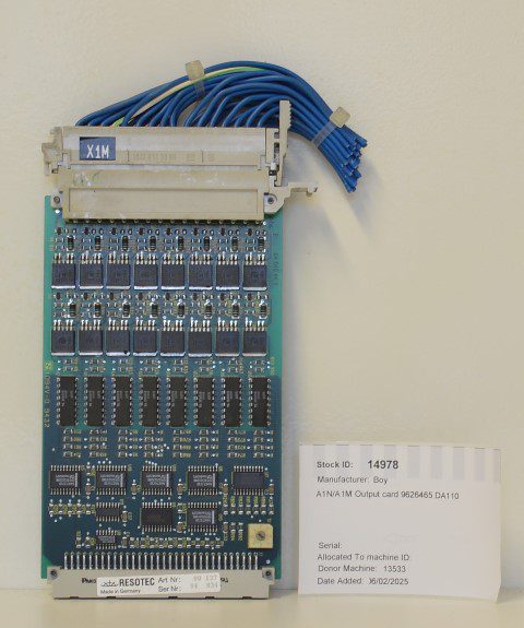 BOY A1N/A1M Output Card 9626465 DA110