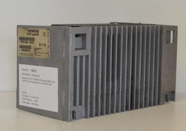 Negri Bossi Siemens Stop Power 20 6EP1336-1SH01 Power Supply