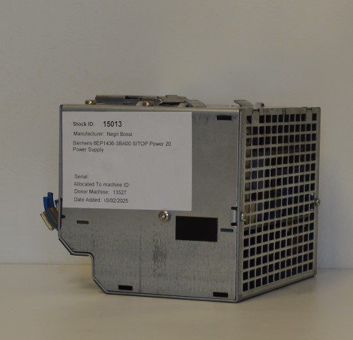 Negri Bossi Siemens 6EP1436-3BA00 STOP Power 20 Power Supply