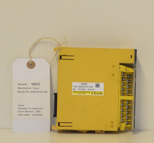 FANUC Roboshot 100C Module PN: A03B-0819-C160