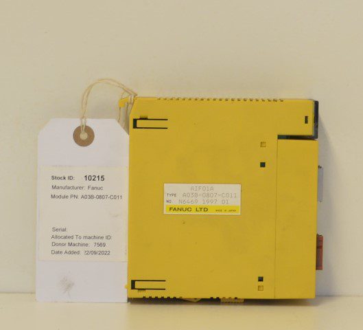 FANUC Roboshot 100C Module PN: A03B-0807-C011