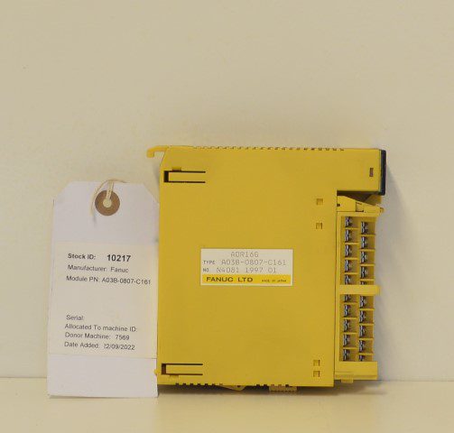 FANUC Roboshot 100C Module PN: A03B-0807-C161