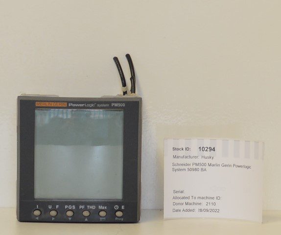 Husky Schneider PM500 Marlin Gerin Powerlogic System 50980 BA