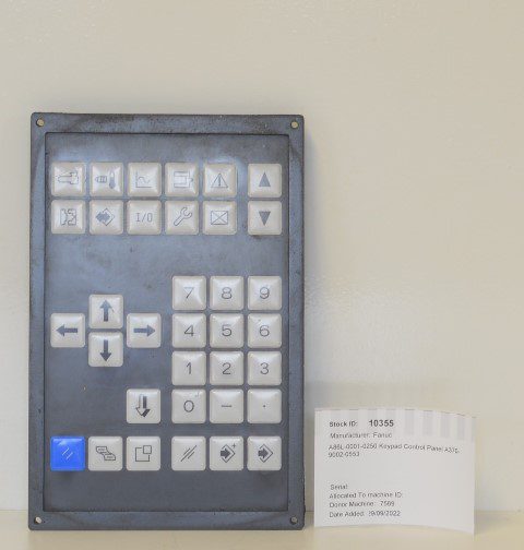FANUC Roboshot 100C A86L-0001-0250 Keypad Control Panel