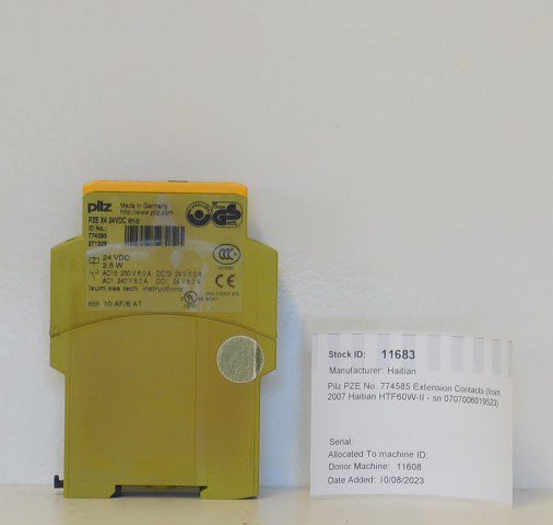 Haitian Pilz PZE No. 774585 Extension Contacts