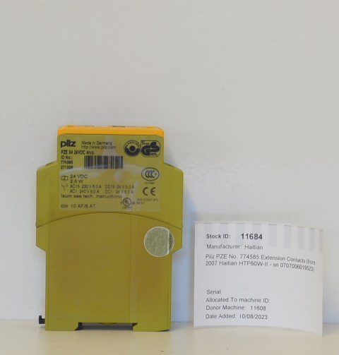 Haitian Pilz PZE No. 774585 Extension Contacts