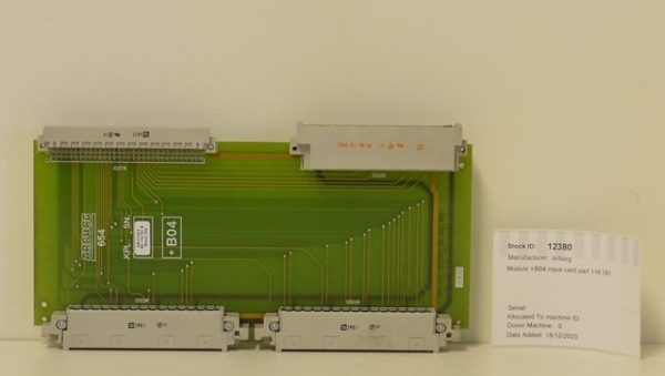 Arburg 221K Module +B04 Input Card Part 116.761