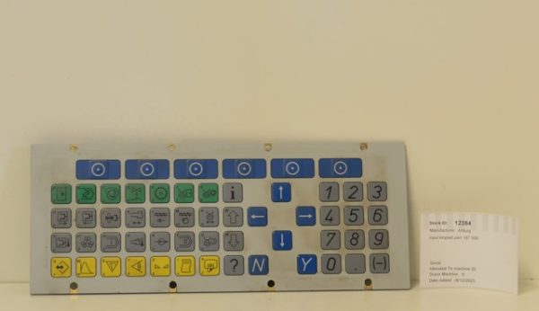 Arburg 221K Input Keypad Part 187.500