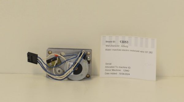 Arburg Water Manifold Electric Motorized Valve 107.282
