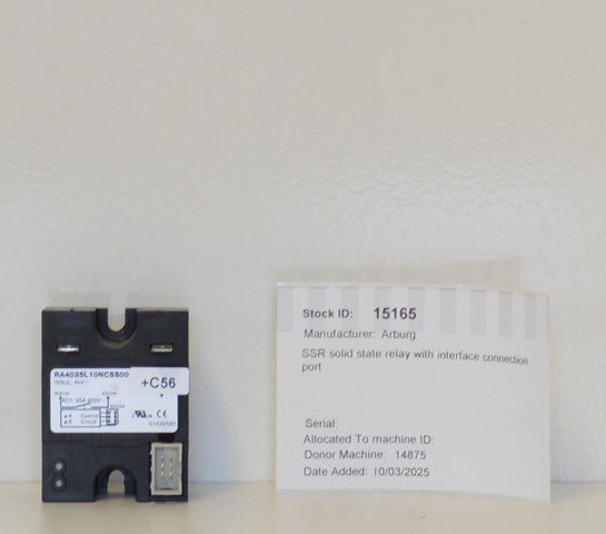 Arburg SSR Solid State Relay with Interface Connection Port