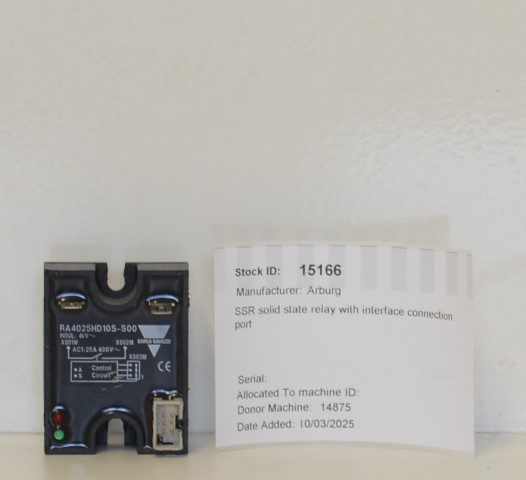 Arburg SSR Solid State Relay with Interface Connection Port
