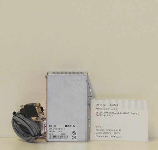 Arburg BECK COM.TOM Module 570801 BASIC 3 24V DC (+B38)