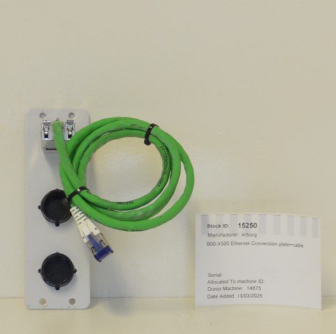Arburg B00-X500 Ethernet Connection Plate+Cable