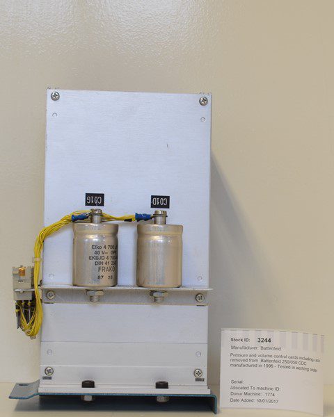 Wittmann Battenfeld Pressure and Volume Control Cards Including Rack