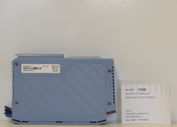 Wittmann Battenfeld Unilog 4000 Digital Output Module 3D0480.6