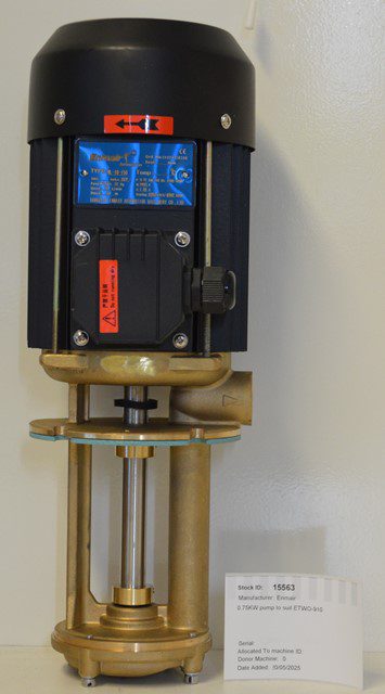 Enmair 0.075KW Pump to Suit ETWO-910