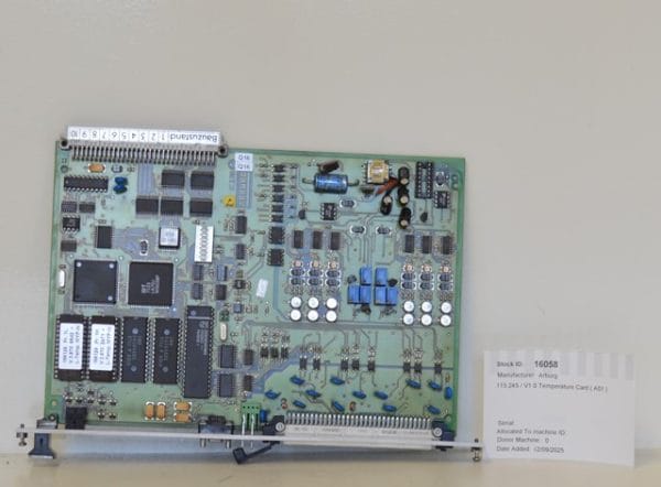 Arburg 115.245 / V1.0 Temperature Card ( A01 )