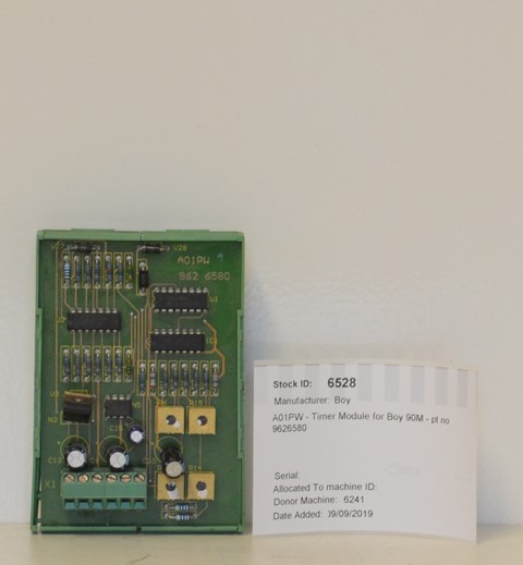 BOY A01PW - Timer Module for Boy 90M - pt no 9626580