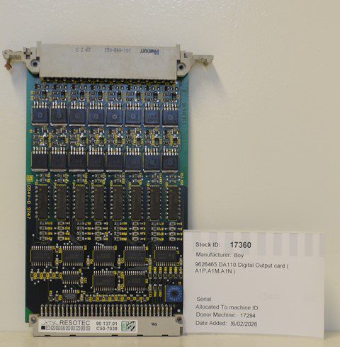 BOY 9626465 DA110 Digital Output card ( A1P,A1M,A1N )