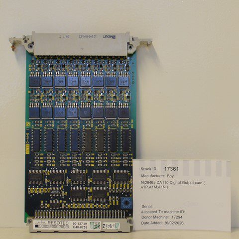 BOY 9626465 DA110 Digital Output card ( A1P,A1M,A1N )