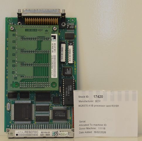 BOY 9626570 A1B processor card R31B1