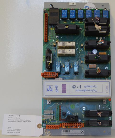 Technologies Module. TMS012 including base/relayboard TEK DIAS Type 06138166