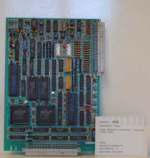 Arburg - Multronica  circuit board  - Control card -  1.1003 - 25242