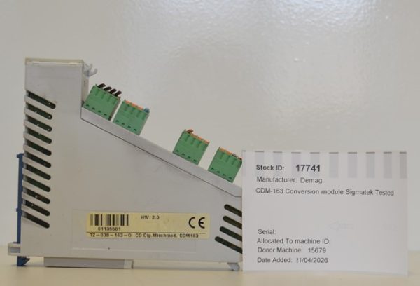 Demag CDM-163 Conversion module Sigmatek Tested