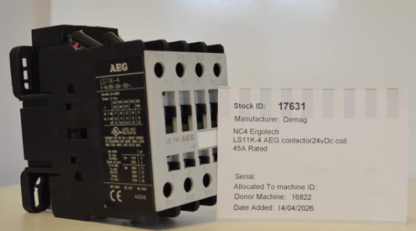 Demag NC4 Ergotech  LS11K-4 AEG contactor24vDc coil 45A Rated