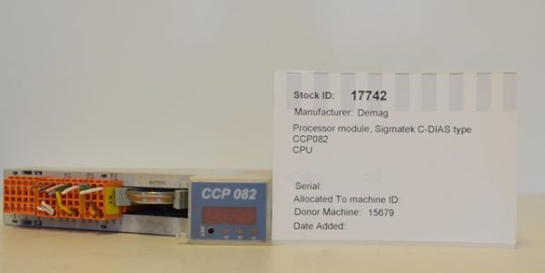 Demag Processor module, Sigmatek C-DIAS type CCP082 CPU