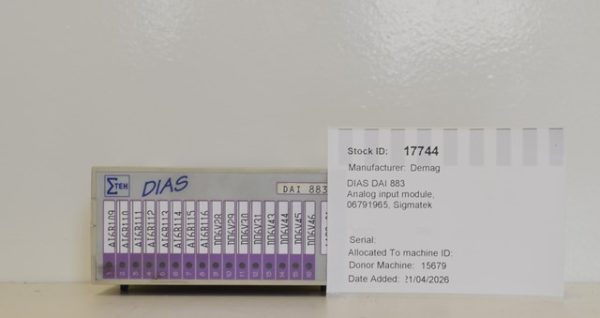 Demag DIAS DAI 883 Analog input module,  06791965, Sigmatek