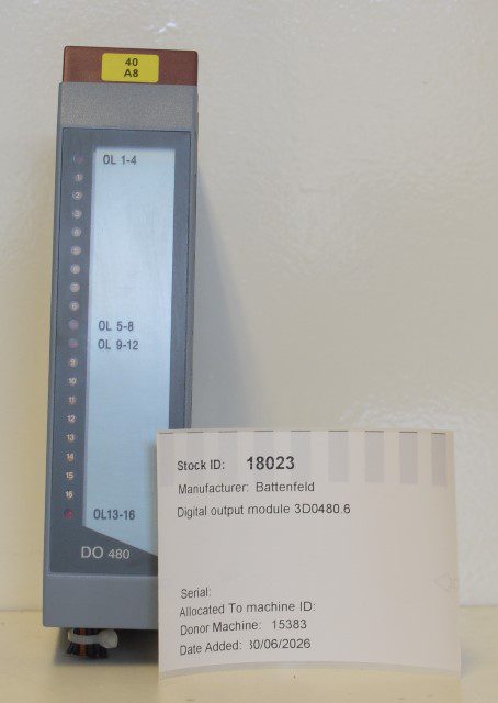 Wittmann Battenfeld Digital output module 3D0480.6