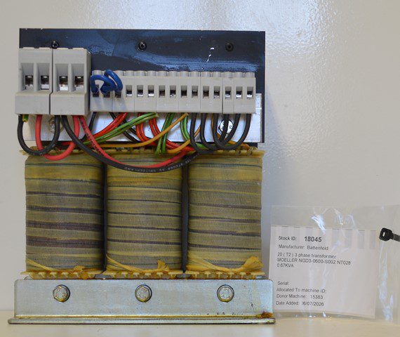 20 ( T2 ) 3 phase transformer MOELLER NGD3-0600-S002 NT028 0.67KVA