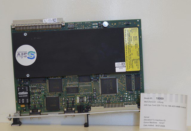 Arburg A09 Cpu Card 229.713 Inc 186.430 64MB module