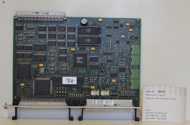 Arburg Diagnostic card +A03 part 179.726