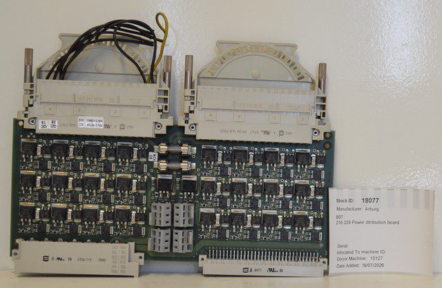Arburg B07 216.339 Power ditribution board