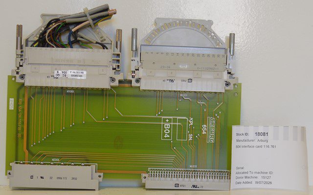 Arburg B04 Interface card 116.761